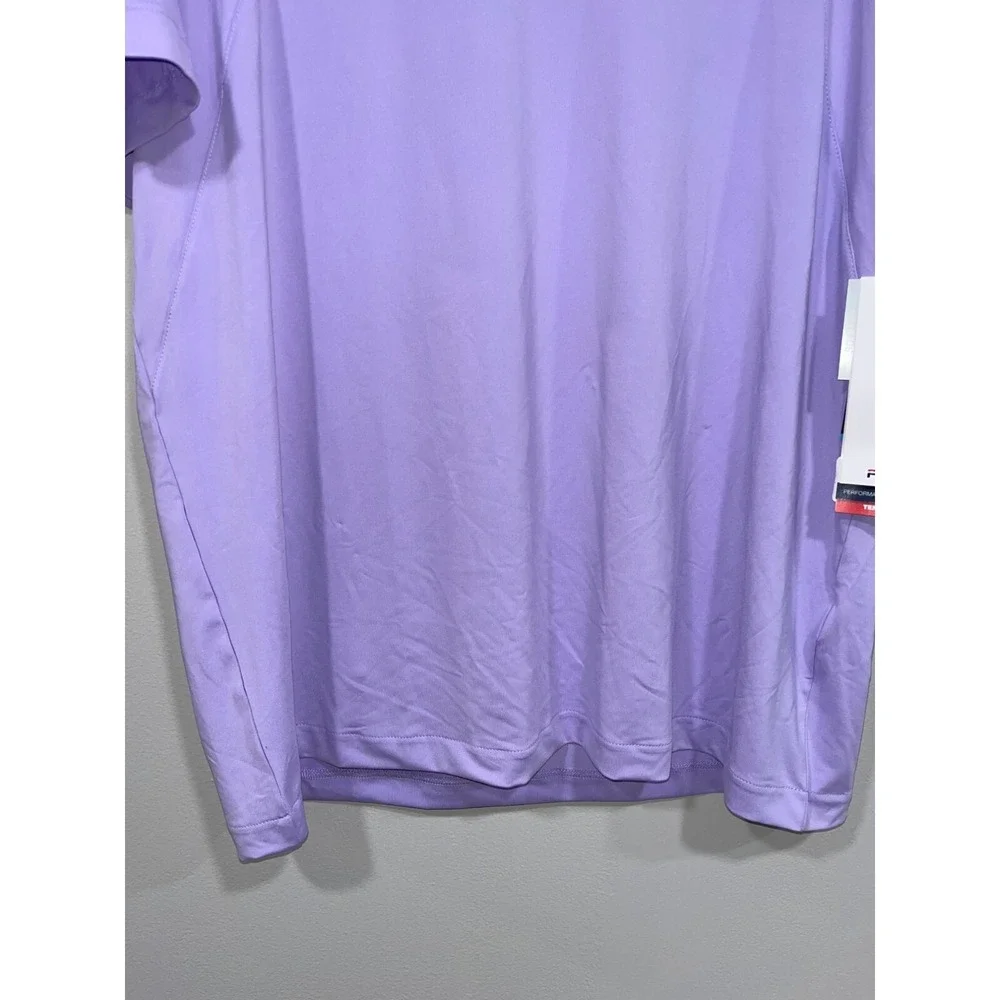 Fila Adrenaline Performance‎ Training Men Shirt Crew Purple Athletic Training L